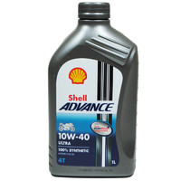 Shell 壳牌 Advance Ultra 10W-40 四冲程摩托车机油 1L *11件