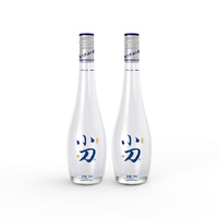 XIAODAO 小刀 醇香 38%vol 浓香型白酒 500ml*2瓶 双支装