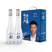 小刀 38度 浓香型白酒  500ml*2瓶 礼盒装