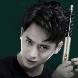 男士专用卷发棒韩式短发蓬松烫发棒男生造型梳电卷梳 男士卷发棒s16