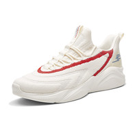 Sprandi 斯潘迪 男子跑鞋 S1918855-4 象牙白/巴士红 43