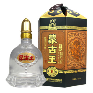 蒙古王 金帐 6 52%vol 浓香型白酒 500ml*4瓶 整箱装