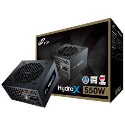 全汉(FSP)额定550W Hydro X550 金牌电源(五年质保/DC-DC/智能温控风扇/全电压/全黑线设计)