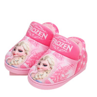 Disney 迪士尼 冰雪奇缘联名系列 GY021521 儿童棉鞋 粉红 140(内长13.0cm)