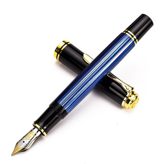 Pelikan 百利金 钢笔 M800 蓝黑 F尖 单支装