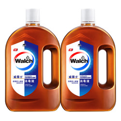 Walch 威露士 家用消毒液1.6Lx2 手部皮肤 衣物地板玩具宠物用品等多用途可用消毒水 松木清香 杀菌率99.999%