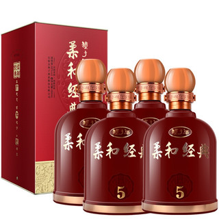 金种子 柔和经典 5 40%vol 浓香型白酒 460ml*4瓶 整箱装