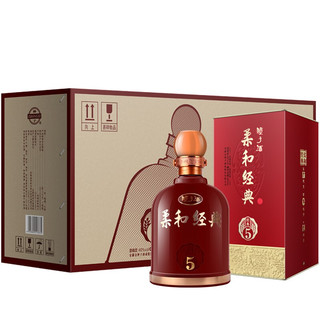 金种子 柔和经典 5 40%vol 浓香型白酒 460ml*4瓶 整箱装