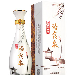 趵突泉 泉香358 35.8%vol 白酒 490ml*6瓶 整箱装