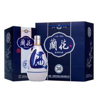 杏荣 蘭花酒 53%vol 清香型白酒 475ml*4瓶 礼盒装