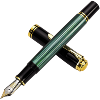 Pelikan 百利金 钢笔 M800 黑绿色 M尖 单支装