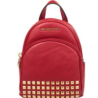 MICHAEL KORS 迈克·科尔斯 ABBEY系列 女士皮质双肩包 35T7GAYB1L RED 红色 中号