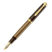 Pelikan 百利金 钢笔 M800 黑棕色 EF尖 单支装