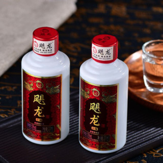 飓龙 小福 53%vol 酱香型白酒 100ml*4瓶 礼盒装