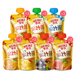 Heinz 亨氏 婴儿水果果汁泥 14袋 *2件
