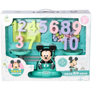 迪士尼(Disney)玩具天平 数学启蒙早教天平称数字加减法科教桌游玩具 *2件