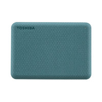 TOSHIBA 东芝 V10系列 2.5英寸Micro-B便携移动机械硬盘 2TB USB3.2 Gen 1 兼容Mac 黛绿