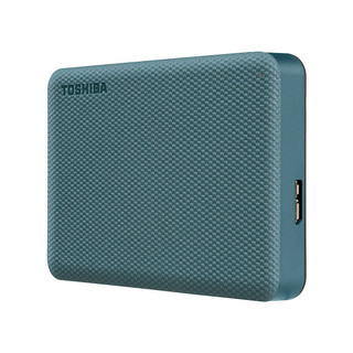 TOSHIBA 东芝 V10系列 2.5英寸Micro-B便携移动机械硬盘 4TB USB3.2 Gen 1 兼容Mac 黛绿