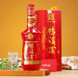 鸭溪窖 珍品1909 中国红 52%vol 浓香型白酒 460ml*瓶 单瓶装