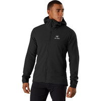 ARC'TERYX 始祖鸟 ASCENT攀登系列 Gamma Lt Hoody Men's 男子软壳连帽衫 黑色 L