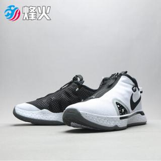 烽火 NIKE PG4 EP 保罗乔治4代 黑白拉链 实战篮球鞋CD5082 001 CD5082-100 1号XJ仓现货 43