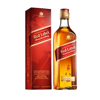 JOHNNIE WALKER 尊尼获加 红牌 苏格兰 调和威士忌 40%vol 700ml*12瓶