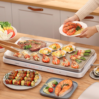 商品panasonic 松下 nf-m1-n 多功能电烤盘 香槟金