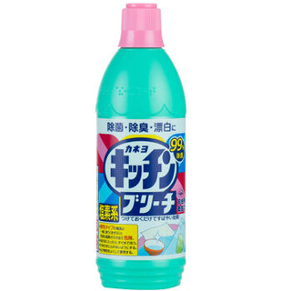 家耐优KANEYO 厨房用清洁剂 漂白剂 碗碟可用（S）600ml/瓶 日本原装进口 *6件