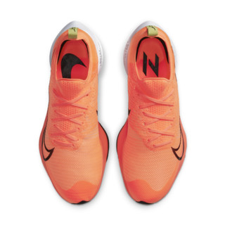 NIKE 耐克 Air Zoom Tempo Next% Fk 男子跑鞋 CI9923-800 橙色/白色 44.5