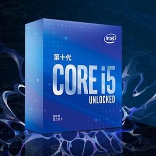 intel 英特尔 酷睿 十代酷睿系列 i5-10600KF CPU 4.10GHz 6核12线程