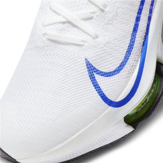 NIKE 耐克 Air Zoom Tempo Next% Fk 男子跑鞋 CI9923-103 白色/蓝色 39