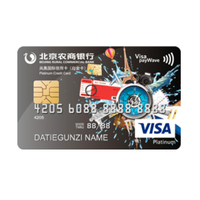 BRCB 北京农商银行 国际系列 信用卡白金卡