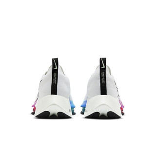 NIKE 耐克 Air Zoom Tempo Next% Fk 男子跑鞋 CI9923-100 白/黑/紫罗兰 45