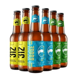 GOOSE ISLAND 鹅岛精酿啤酒 IPA 312+IPA+嘎嘎鹅 各2瓶 混装6瓶 *2件