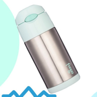 THERMOS 膳魔师 FOOGO系列 FFI-403 GR001 儿童保温吸管杯 360ml 绿色