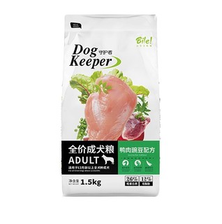 Bile 比乐 守护者系列 鸭肉豌豆全犬成犬狗粮 1.5kg