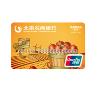 BRCB 北京农商银行 惠民系列 信用卡普卡