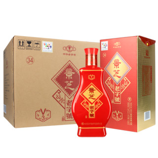 景芝 老字号 V3 34%vol 白酒 500ml*6瓶 整箱装