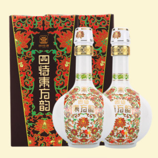 SITIR 四特酒 东方韵 弘韵 52%vol 特香型白酒 375ml*2瓶 双支装