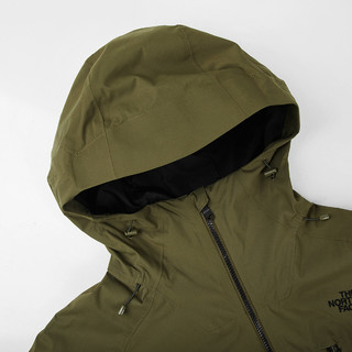 THE NORTH FACE 北面 男子冲锋衣 3LZ137U 褐色 L