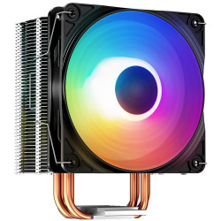 九州风神(DEEPCOOL) 玄冰400 CPU散热器(多平台/支持AM4/4热管/智能温控/幻彩/12CM风扇/附带硅脂)