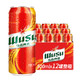 必买年货、限地区：WUSU 乌苏啤酒 红乌苏易拉罐 500mL*12罐  *3件