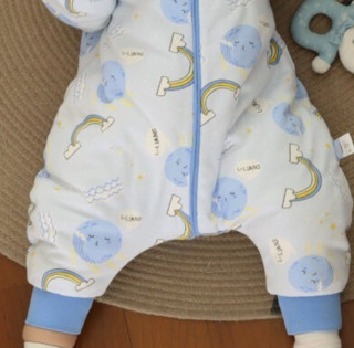 L-LIANG 良良 婴儿睡袋 蓝色 80cm