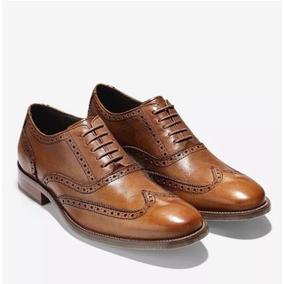 COLE HAAN Williams Wingtip 男士雕花皮鞋