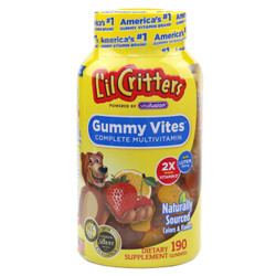 L'il Critters 丽贵 Gummy Vites Sours 综合维生素 小熊软糖 190粒 *3件