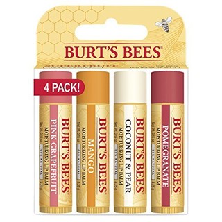 中亚prime会员：BURT‘S BEES 小蜜蜂 果味润唇膏 4支混搭套装