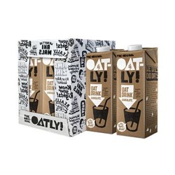 瑞典进口 OATLY噢麦力巧克力味燕麦露1L*6整箱装+原味250ml*18整箱装