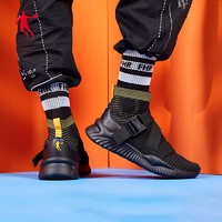 乔丹高帮男鞋2020秋季新款飞织鞋子袜套休闲鞋男士机能运动鞋潮鞋