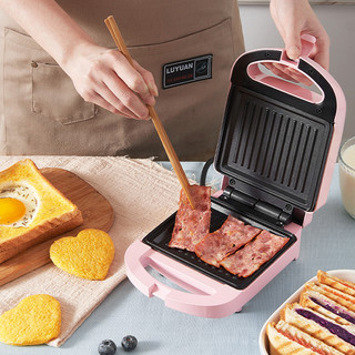 长虹三明治机早餐轻食机家用小型多功能吐司压烤牛排机华夫饼网红