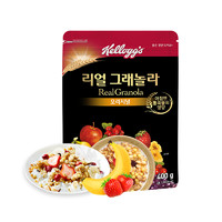 Kelloggs家乐氏韩国进口谷兰诺拉水果谷物燕麦片400g营养即食早餐 *2件